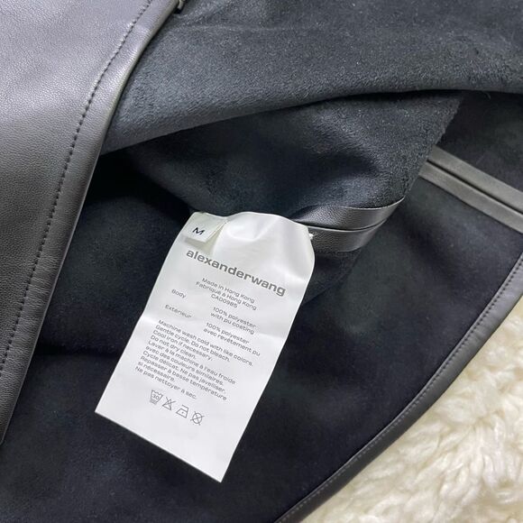 ALEXANDER WANG Vegan Leather Washable Sleeveless Dress - Picture 5 of 6